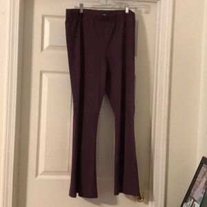 LuLaRoe Purple Boot Cut Flare Pants